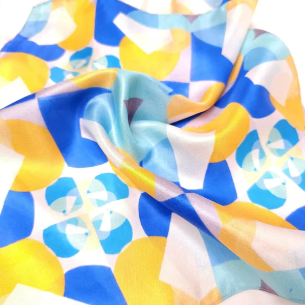 designer mulberry silk twill pocket square scarf made in india